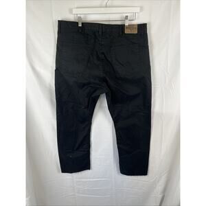 Men’s Wrangler Jeans Black Straight Cut Work Pants 40 x 30